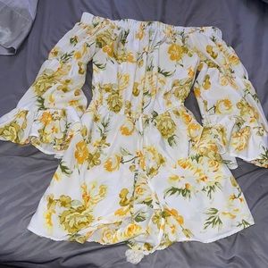 Off the shoulder romper